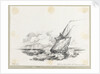 HM late sloop 'Julian' off Tristan da Cunha by C. W. Browne