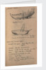 Sketch of an Arab rowing boat with a boom by R.J. Clutterbuck