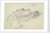Study of mountainous wooded landscape (on reverse and inverted) by John Brett