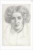 Head and shoulders portrait of a woman by John Brett