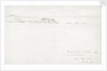 Sketch of a flat coastal view in Cornwall by John Brett