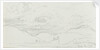 Sketch of clouds, with notes, inscribed 'Clouds over Canarvon' (on reverse) by John Brett