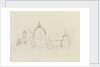 Slight sketch of Santa Maria della Salute and the Dogana, Venice by Nelson Dawson