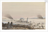 The Cemetry, Kinburn, 1855. HMS 'Tribune' cutting through the ice on the Dnieper by Harry Edmund Edgell
