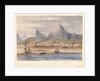 View of Rio de Janiero - Brazil 1856 showing HMS 'Tribune' at anchor by Harry Edmund Edgell