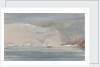 Icebergs off Cape Horn 1856 and showing HMS 'Tribune' by Harry Edmund Edgell