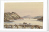 Dockyard at Trincomalee, Ceylon from the Admiralty House by Harry Edmund Edgell