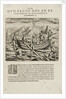 Willem Barents' voyage, May 1597. Rebuilding and strengthening the boat by Johannus Theodorus de Bry