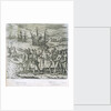 Christopher Columbus landing in 1492. Bahamas (Watling Island) by Gottfried