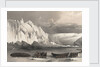 Division of sledges passing Cape Lady Franklin; extraordinary masses of ice pressed against the north shore of Bathurst Land by William Walter May