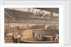 Coiling the cable in the large tanks at the works at Greenwich by R.M. Dudley