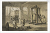 The reels of gutta percha covered conducting wire conveyed into tanks at the works at Greenwich by R. Dudley