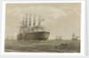 The 'Great Eastern' under weight July 23rd (escort and other ships introduced being the Terrible, the Sphinx the Hawk & the Caroline) by R. Dudley