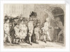 Election - Troops, bringing in their accounts to the Pay-Table (sailors voting for Lord Hood) by James Gillray