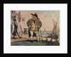 View of an admiral on crutches by George Cruikshank