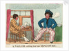 A Sailor Sitting for his Miniature by George M. Woodward
