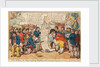 Fun at Sea - the Sham Fight off Brighton with the capture of the Knight of the Larder Privateer - or the Alderman in Chains (Sir William Curtis and Prince Regent) by Johnston