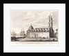 A view of the Franciscan church & convent in the city of Havana, taken from the Alcade's House in Granby Square by Elias Dumford