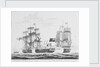 Capture of French frigate 'La Junon', 10 February 1817 by Pelley