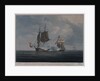 The capture of the Spanish slave brig 'Midas' by HM Schooner 'Monkey' on the Great Bahama Bank, 27 June 1829 by William John Huggins