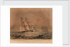 HM Brig 'Acorn', 16 guns, in chase of the piratical slaver 'Gabriel' by Nicholas Matthew Condy