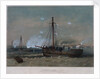 Mortar boats in action during the bombardment of Sweaborg, August 1855 by Dickinson Bros
