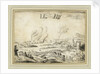 The Dutch in the Medway, 1667 by Bastiaan Stoopendael