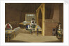 Woolwich Arsenal 1750: laboratory interior making charges by British School