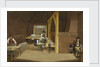 Woolwich Arsenal 1750: laboratory interior making charges by British School