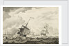 A lugger close-hauled in a strong breeze by Francis Swaine