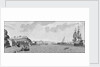Mahon and the arsenal (with Spanish man-of-war on right) by unknown
