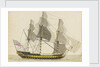HMS 'Semiramis', built Deptford 1808 by unknown