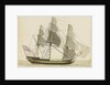 HMS 'Semiramis', built Deptford 1808 by unknown