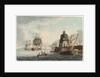The yacht 'Dorset' leaving Dublin harbour by J.T. Serres