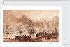 Bombardment of Algiers, 28 August 1816 by Joseph Cartwright