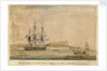 Action of the Romney... & La Sybille & 3 armed vessels... June 17th 1794 (off Miconi, Grecian Archipelago) by J. Livesay