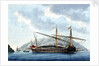 French galley at Marseilles by Antoine Roux