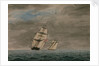 Andromache' chasing Yankee schooner by George Tobin