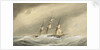HMS 'Endymion' rounding the Horn in the first Flying Squadron, under Rear Admiral Geoffrey Phipps Hornby, 13 September 1870 by F. G. Innes Lillington