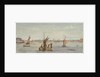 The Thames below Greenwich with hay barge and other shipping by Emily Frances Phipps Hornby