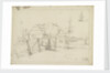 Sketch of Greenwich Pier by Thomas Bush Hardy