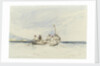 'Bateau pecheur', fishing boats off Naples by William Callow