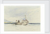 'Bateau pecheur', fishing boats off Naples by William Callow