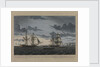 Den engelske Kutterbrig: 'Seagull', Captain Cathcart... den 19 July 1808, med Orlogs Briggen Lougen.... by N Truslev