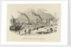Steam boats at Adelaide Wharf, off London Bridge, including 'Kent' and 'Magnet' by unknown
