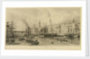 Port of London. The Custom House and buildings looking west by Thomas Allom