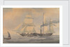 The John Bull steam and sail vessel by unknown