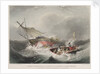 Wreck of the Forfarshire steamer on one of the rocks of the Ferne Islands as she appeared at day-break on the morning of the 7 September 1838 by John Wilson Carmichael
