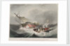 Wreck of the Forfarshire steamer on one of the rocks of the Ferne Islands as she appeared at day-break on the morning of the 7 September 1838 by John Wilson Carmichael