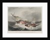 Wreck of the Forfarshire steamer on one of the rocks of the Ferne Islands as she appeared at day-break on the morning of the 7 September 1838 by John Wilson Carmichael